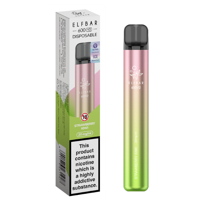 Elf Bar V2 Disposable Vape Pen - Strawberry Kiwi